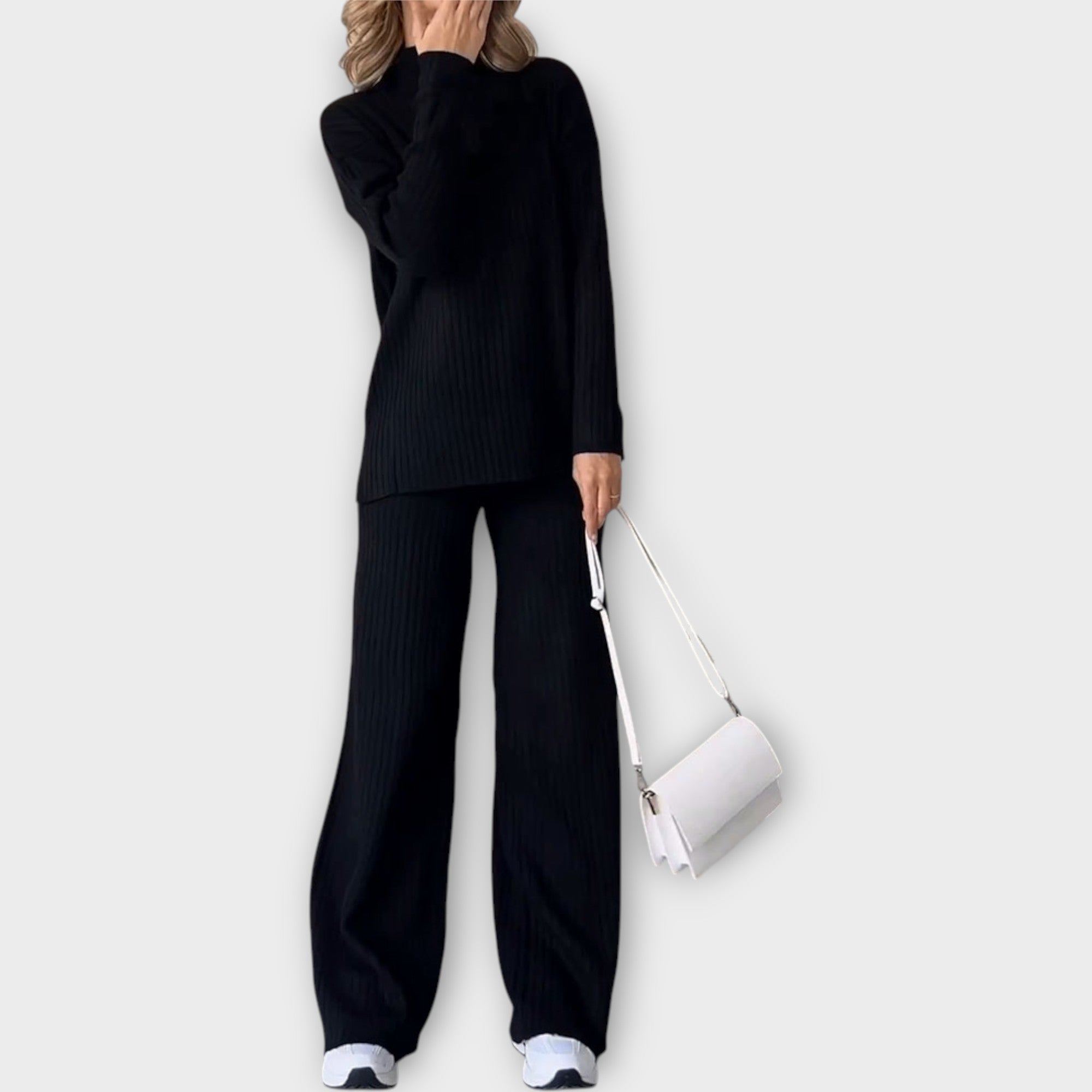Pletený Set Elegantní Komfortní Luxusní Kolekce Exkluzivní
