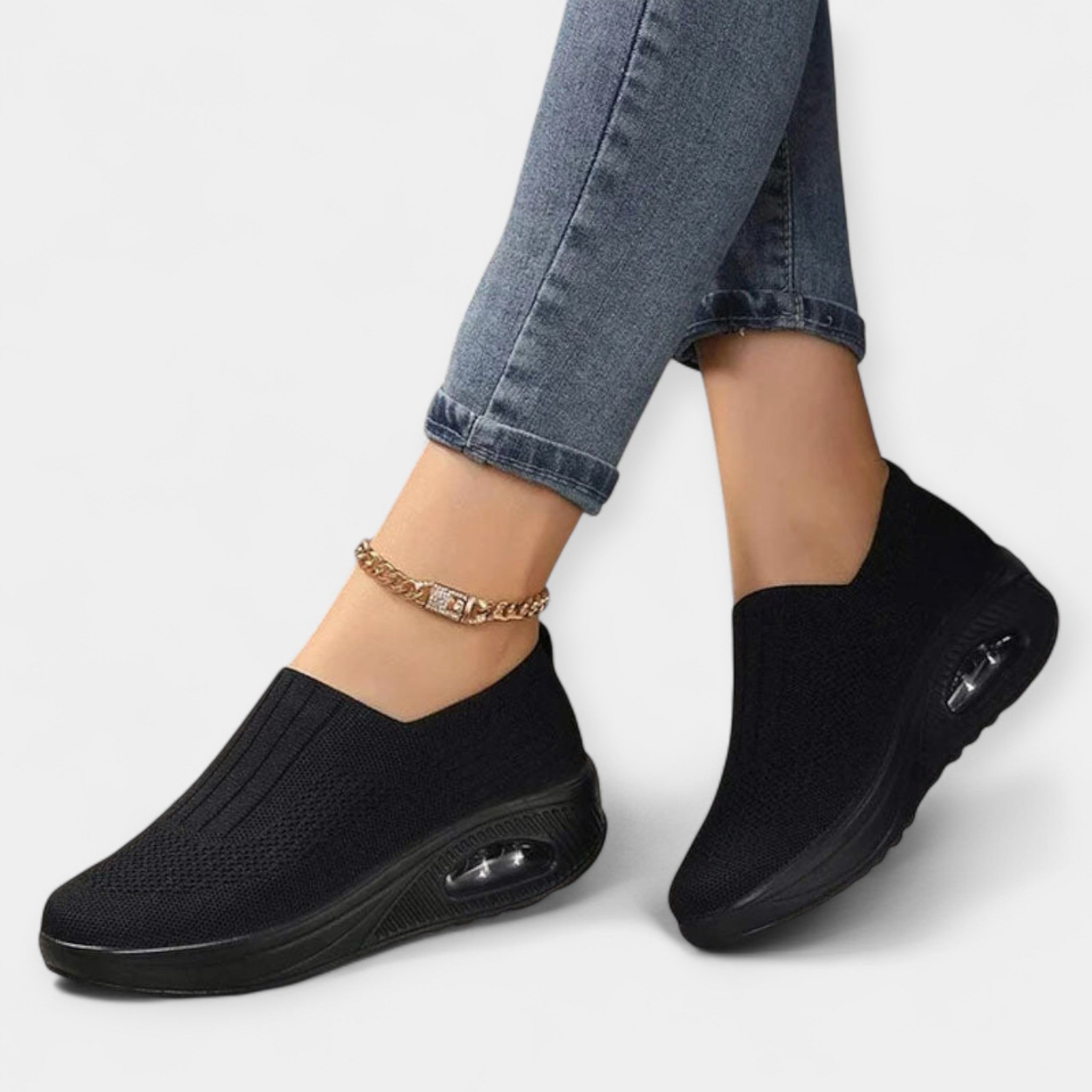 Exkluzivní Slip On Boty S Prodyšnou Orthopedickou Vložkou