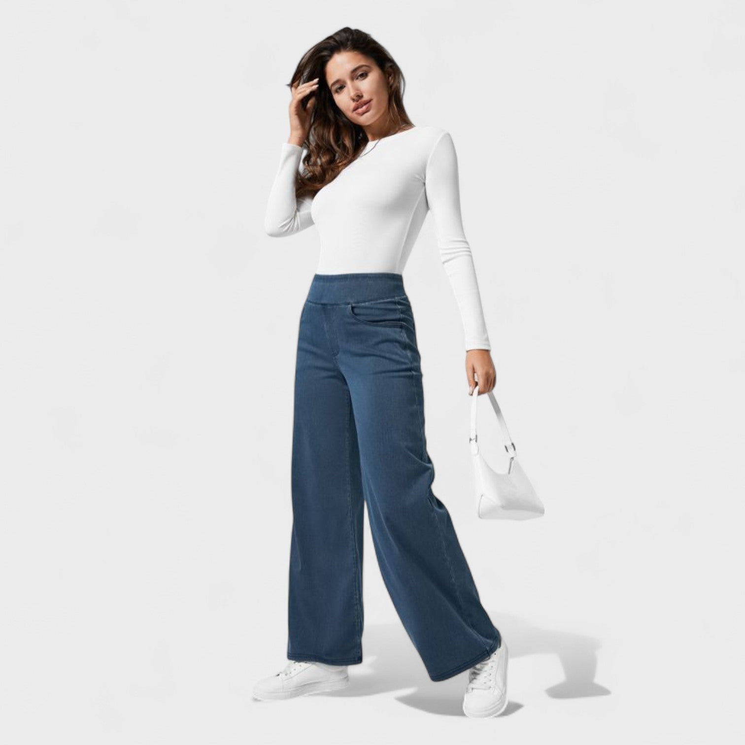 Clara Dámské Džíny S Širokým Střihem Luxusní Denim Kolekce