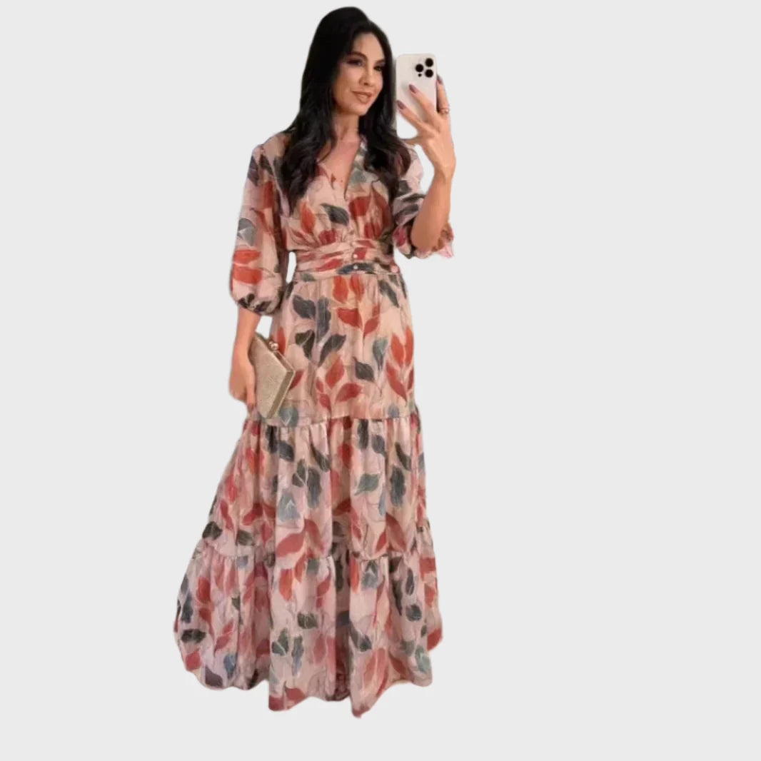 Florální Šaty Elegantní Luxusní Saténová Kolekce Pro Vás