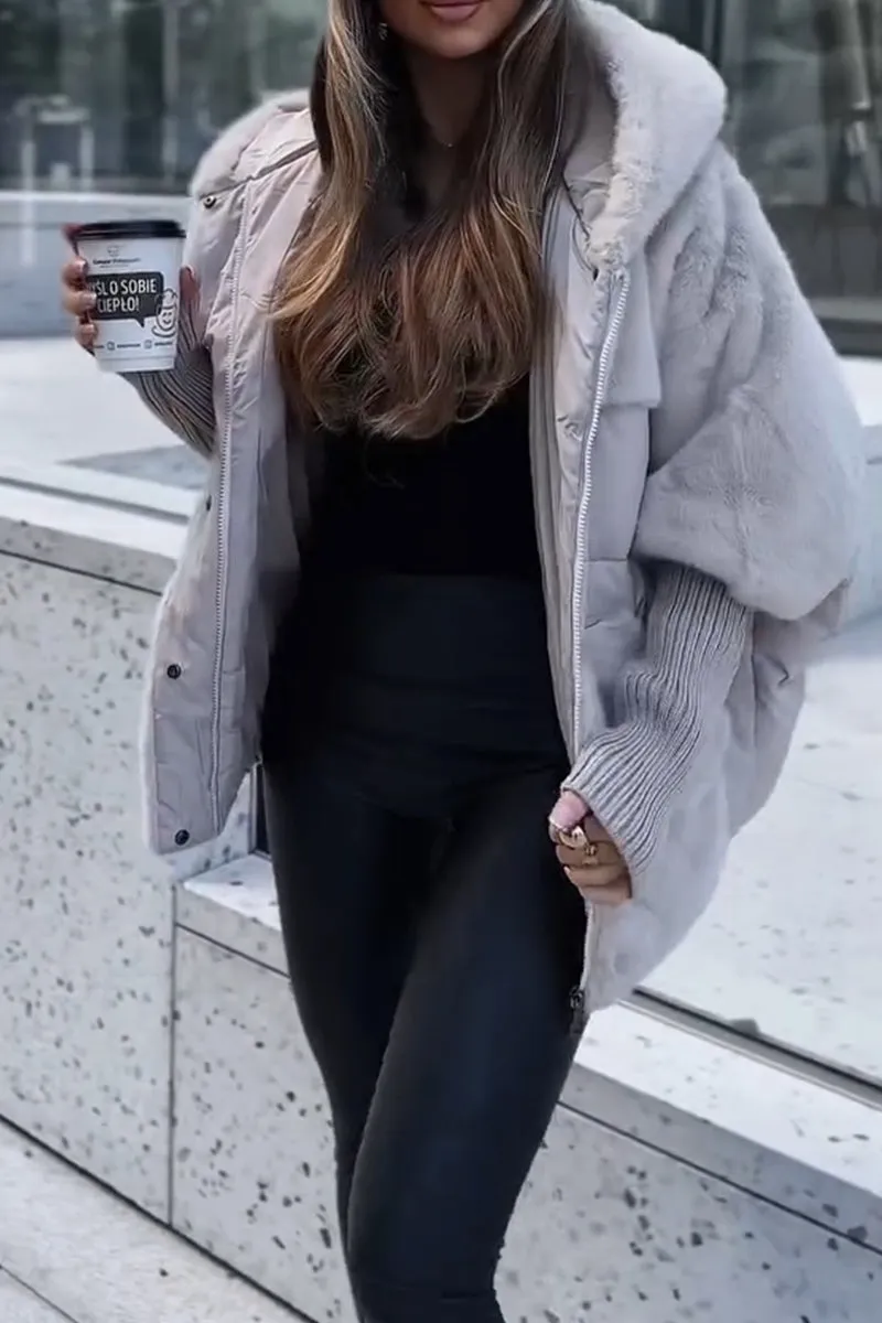 Ava Péřová Bunda Teddy Kolekce Limitovaná Exkluzivní