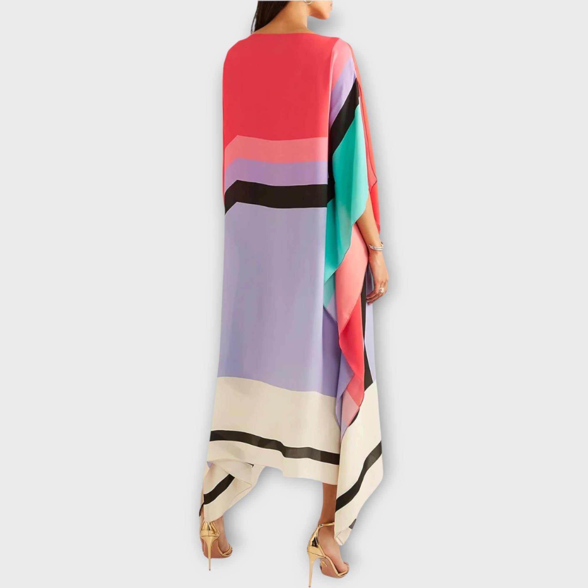 Kaftan S Lineárním Vzorem Luxusní Kolekce Exkluzivita