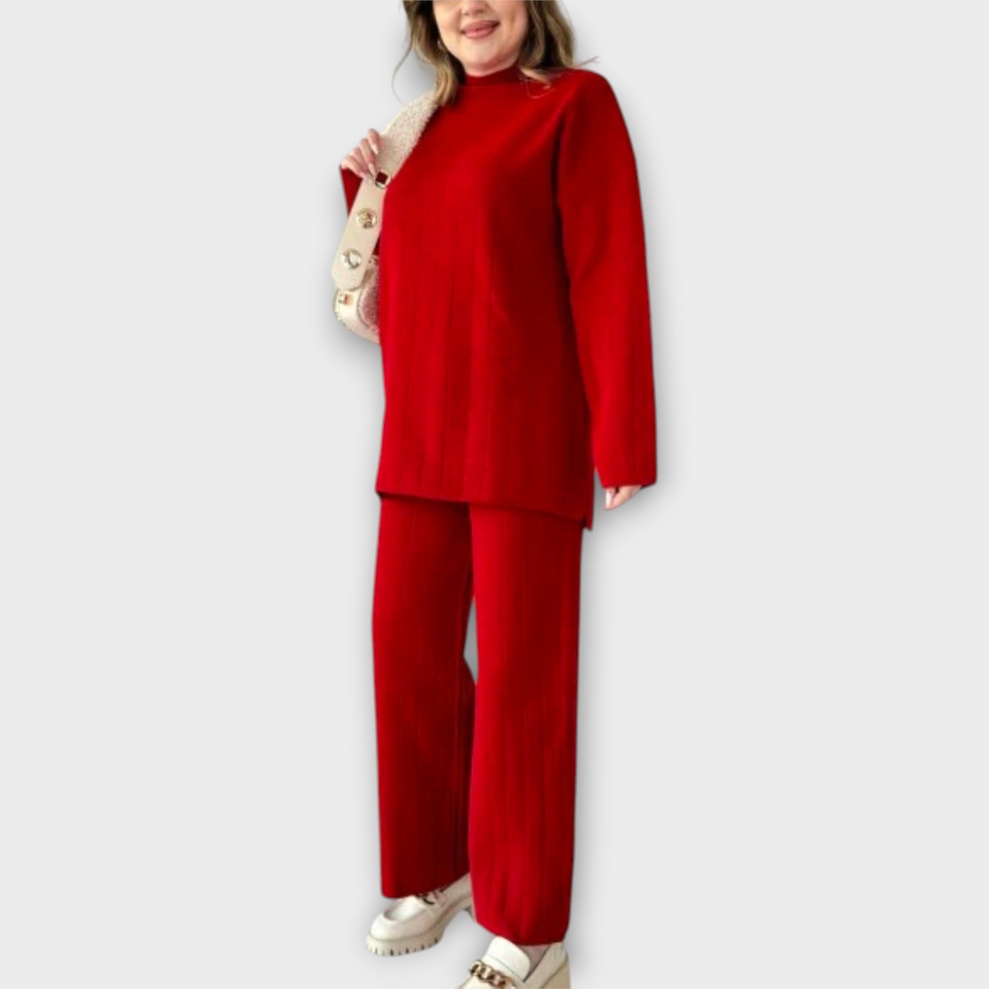 Pletený Set Exkluzivní Luxusní Kolekce Pro Elegantní Vzhled