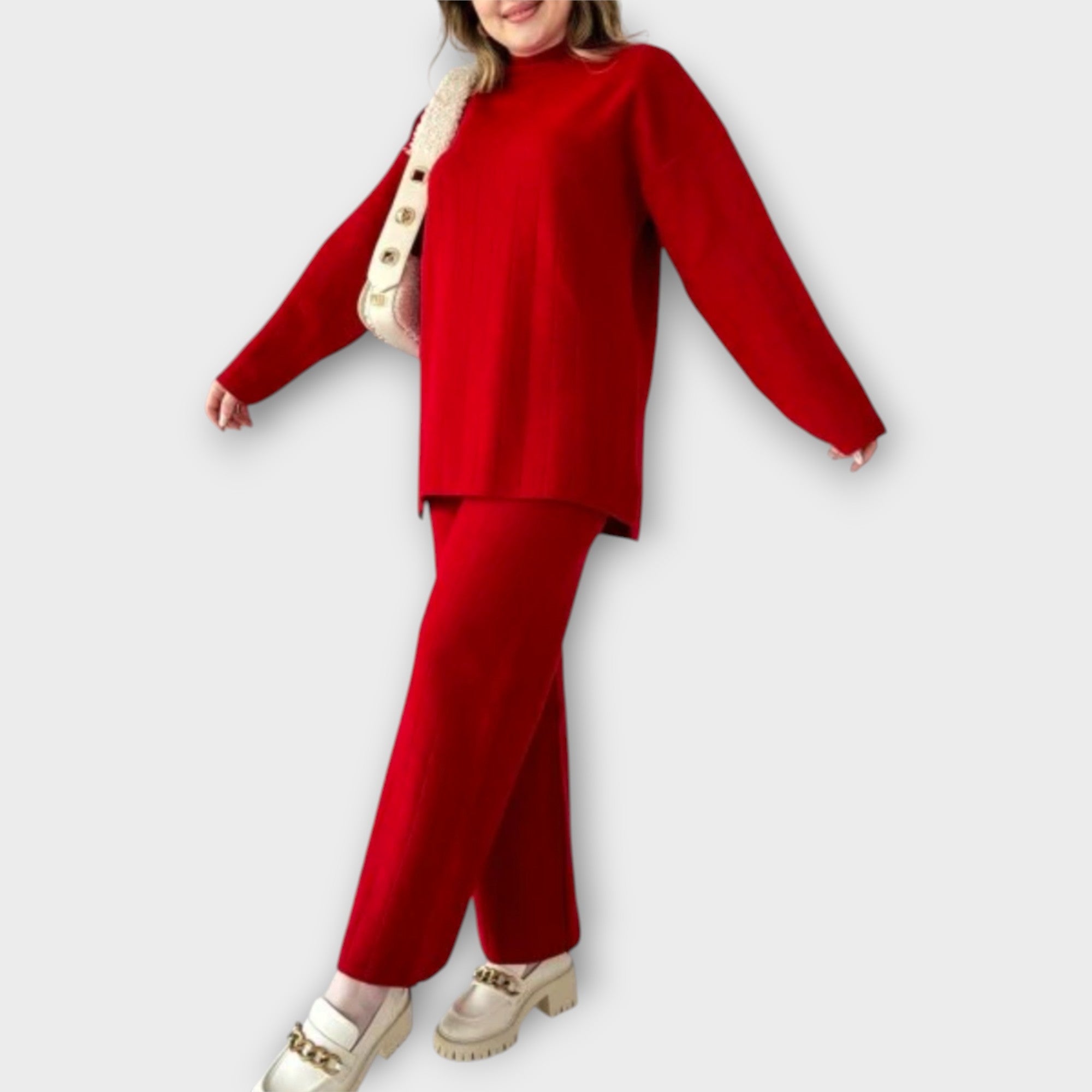 Pletený Set Exkluzivní Luxusní Kolekce Pro Elegantní Vzhled