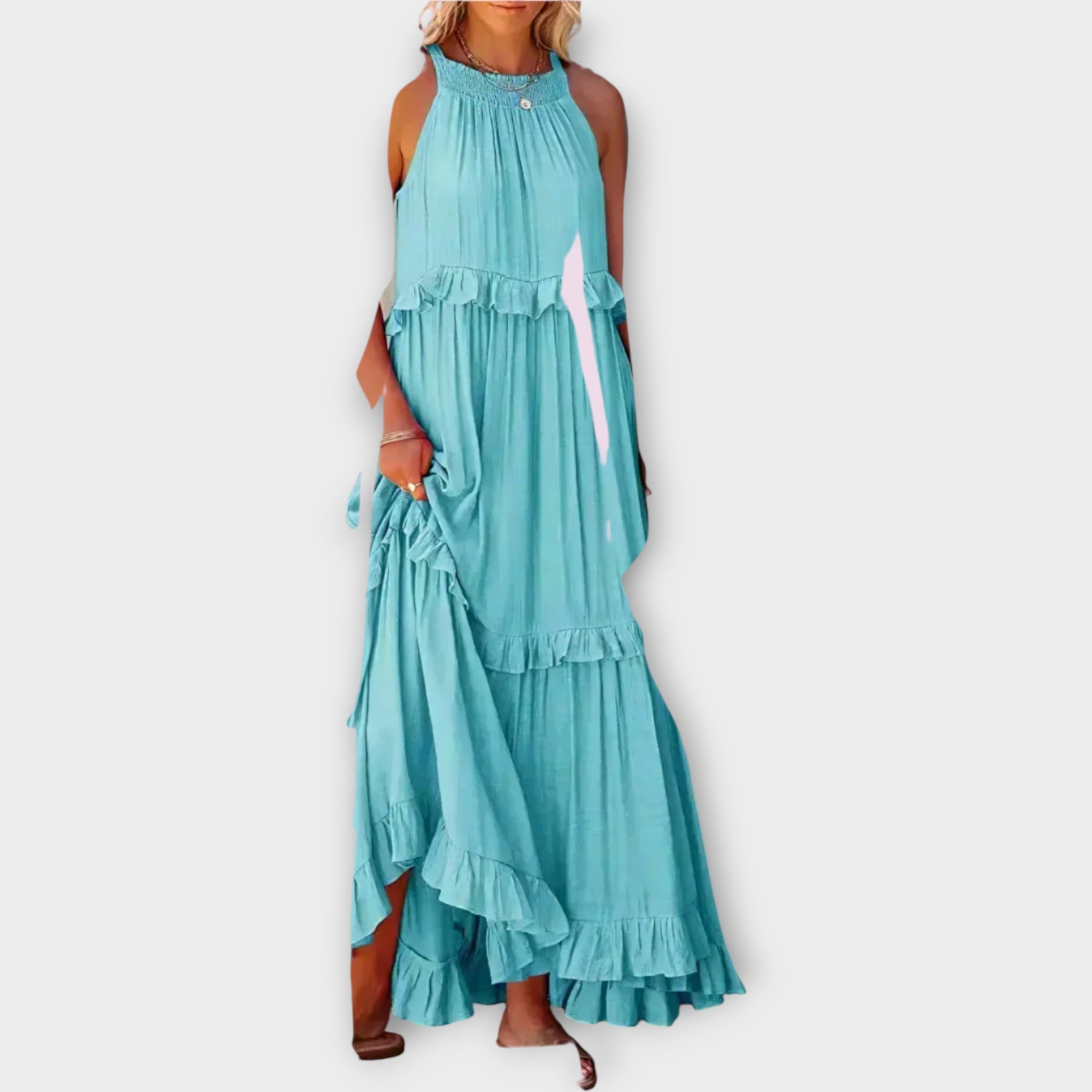 Exkluzivní Letní Šaty Tenkými Ramínky Z Boho Kolekce