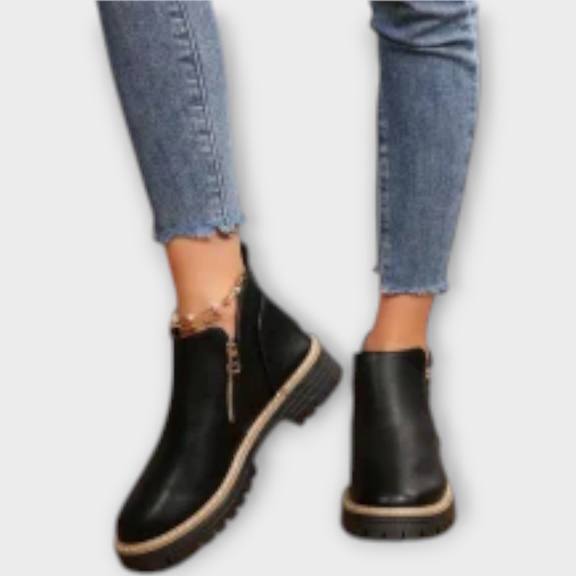 Kotníkové Boty Kožené Elegantní Kolekce Exkluzivita