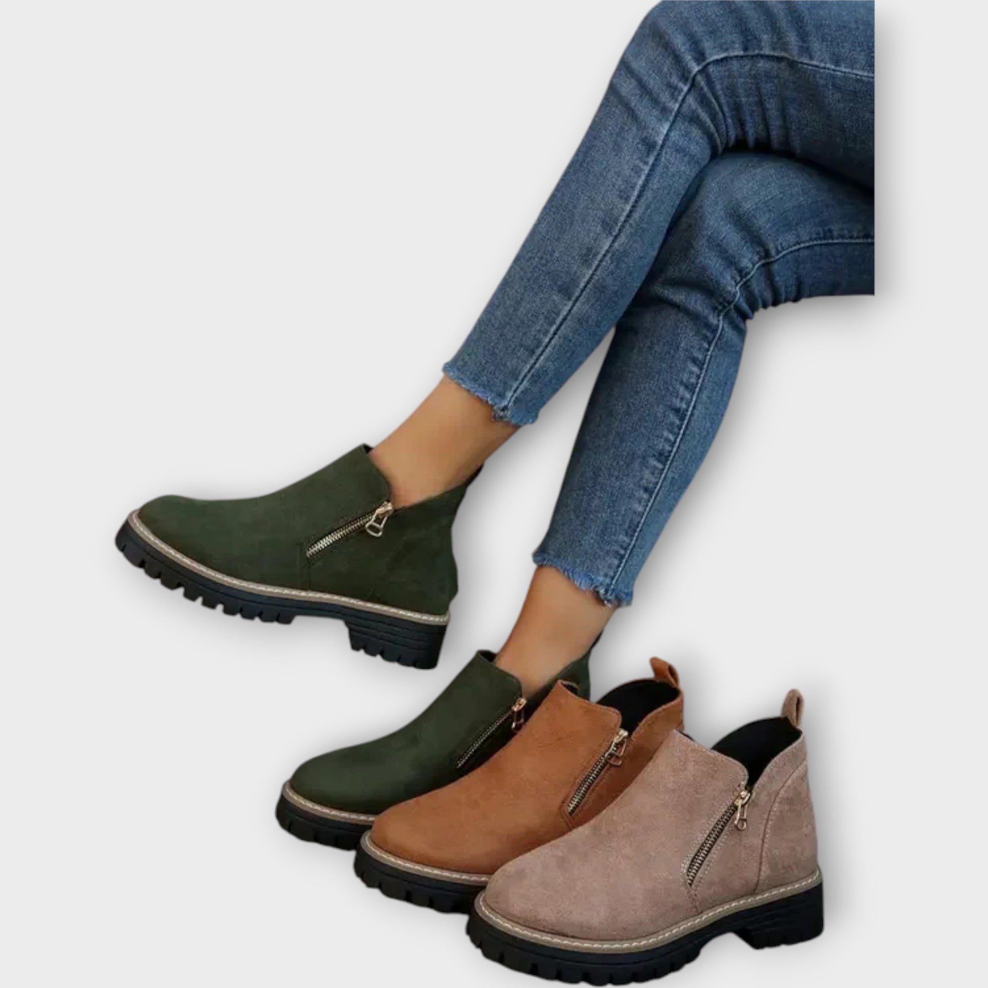 Kotníkové Boty Kožené Elegantní Kolekce Exkluzivita