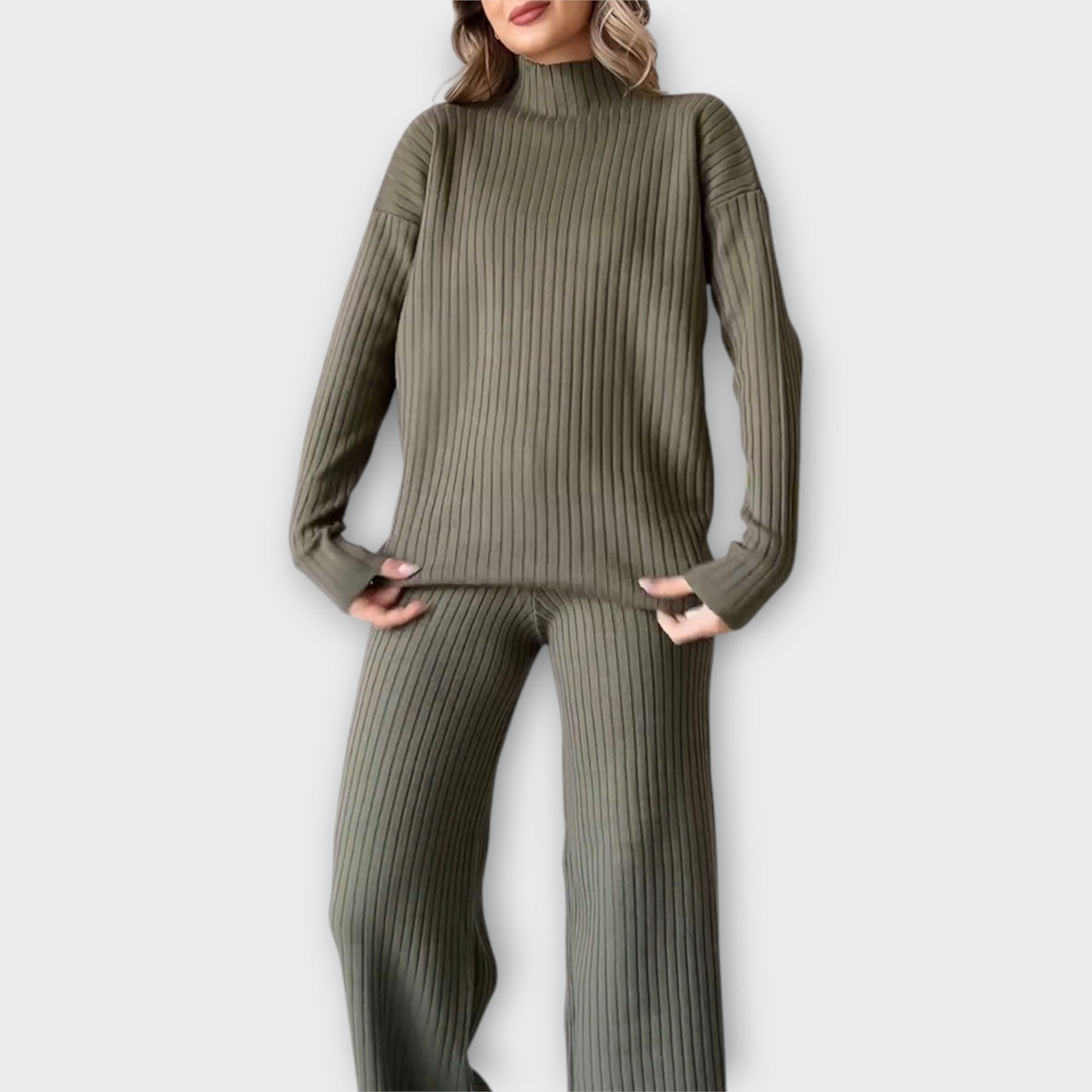 Pletený Set Elegantní Komfortní Luxusní Kolekce Exkluzivní