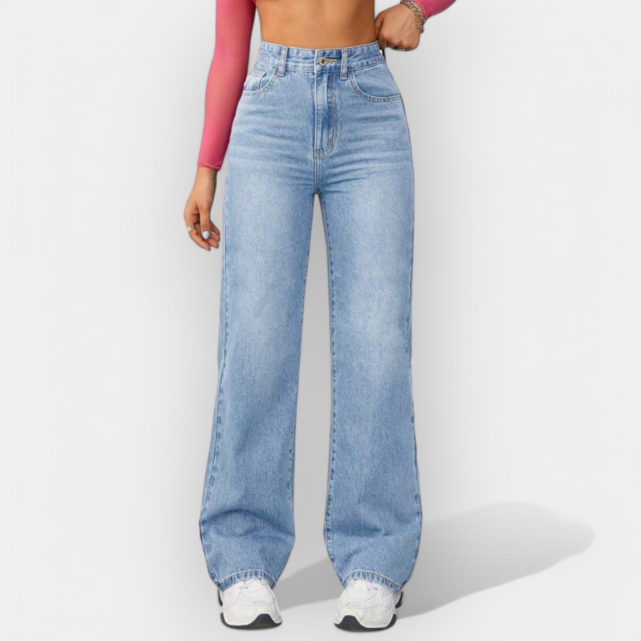 Džíny Premium Denim Rovná Linie Exkluzivní Kolekce