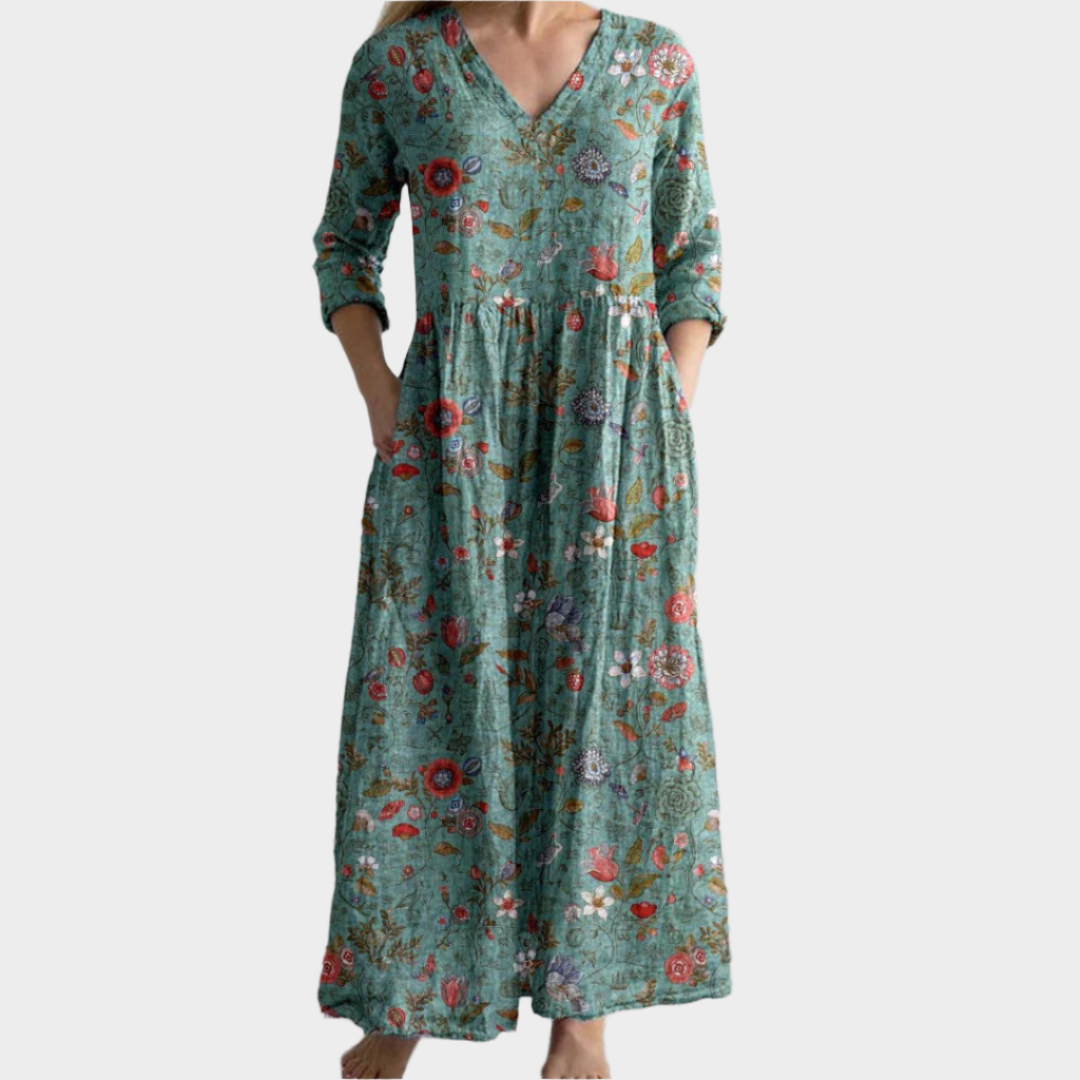 Boho Šaty Elegantní Línie Letní Kolekce Exkluzivní Kousek