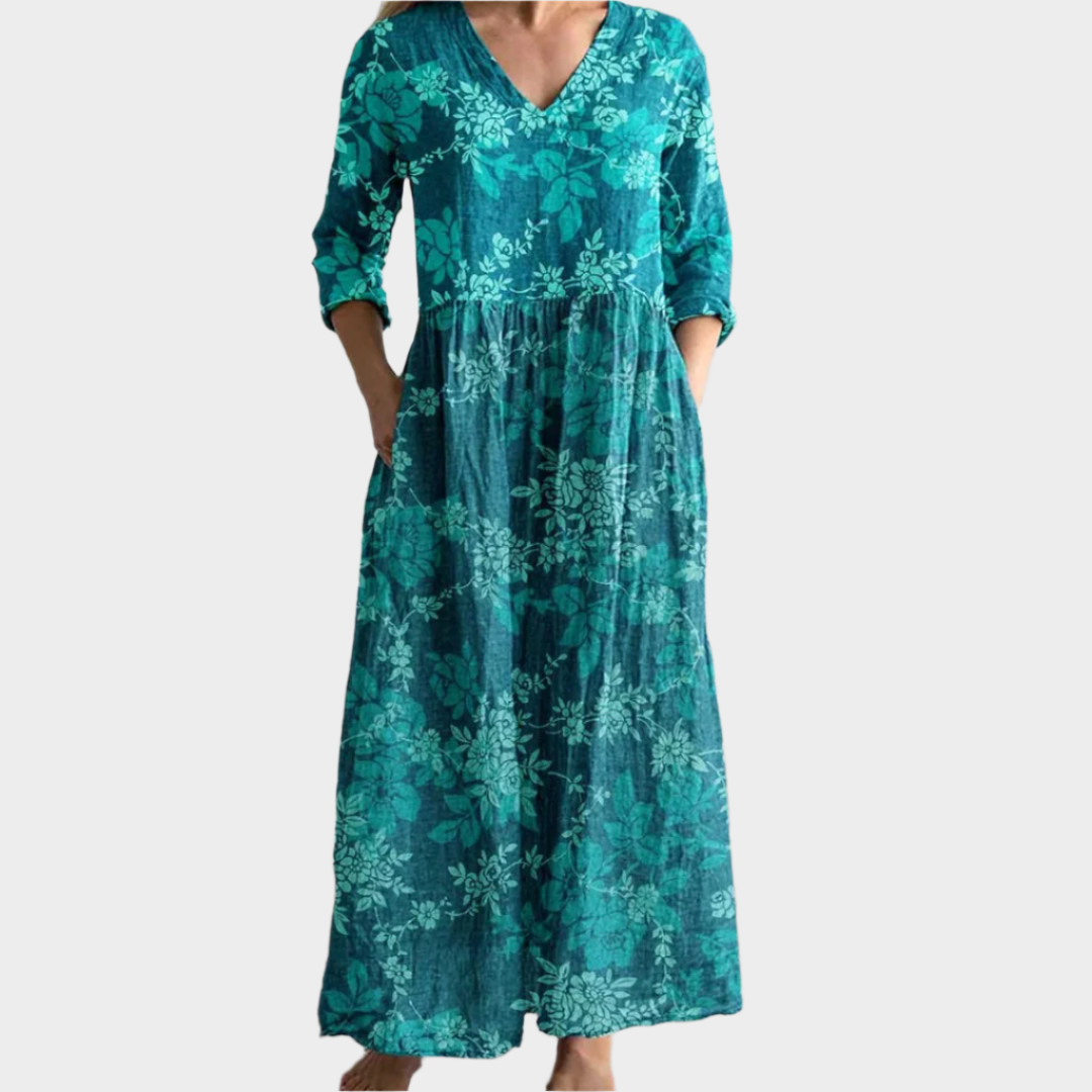 Boho Šaty Elegantní Línie Letní Kolekce Exkluzivní Kousek