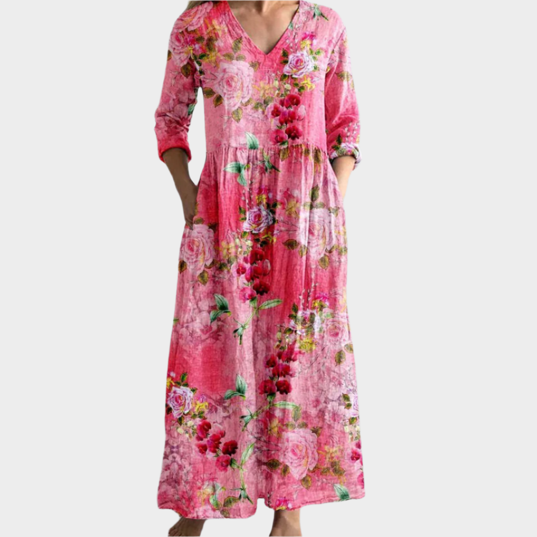 Boho Šaty Elegantní Línie Letní Kolekce Exkluzivní Kousek