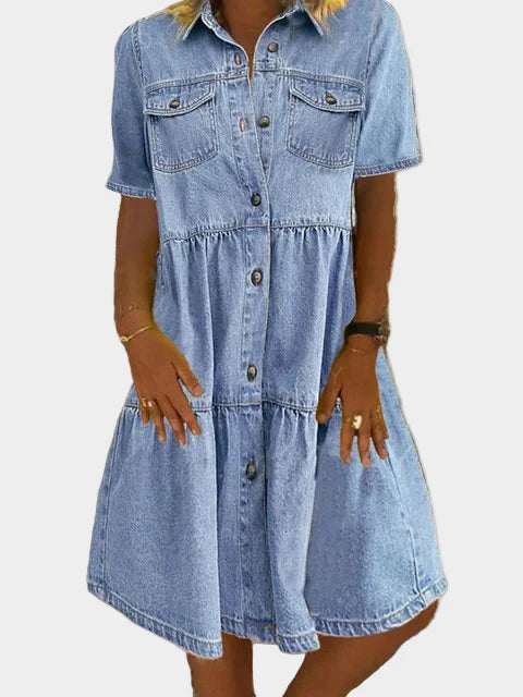 Bohémské Denim Šaty Exkluzivní Kolekce Pro Elegantní Dny