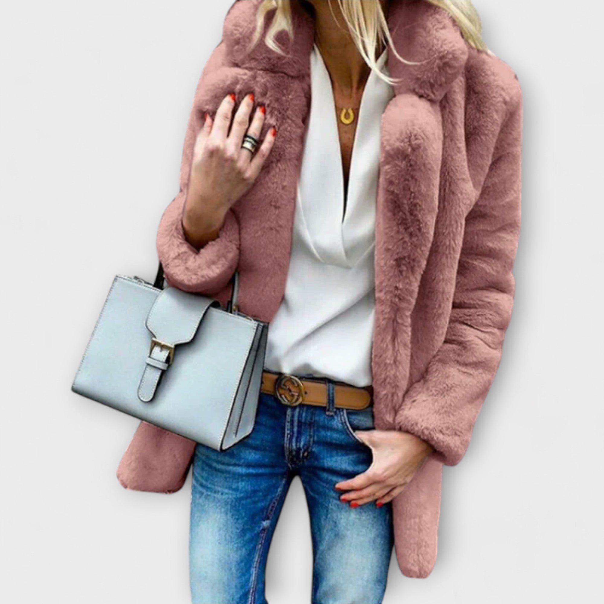 Luna Zimní Puffer Bunda Lux Kolekce Exkluzivní Styl