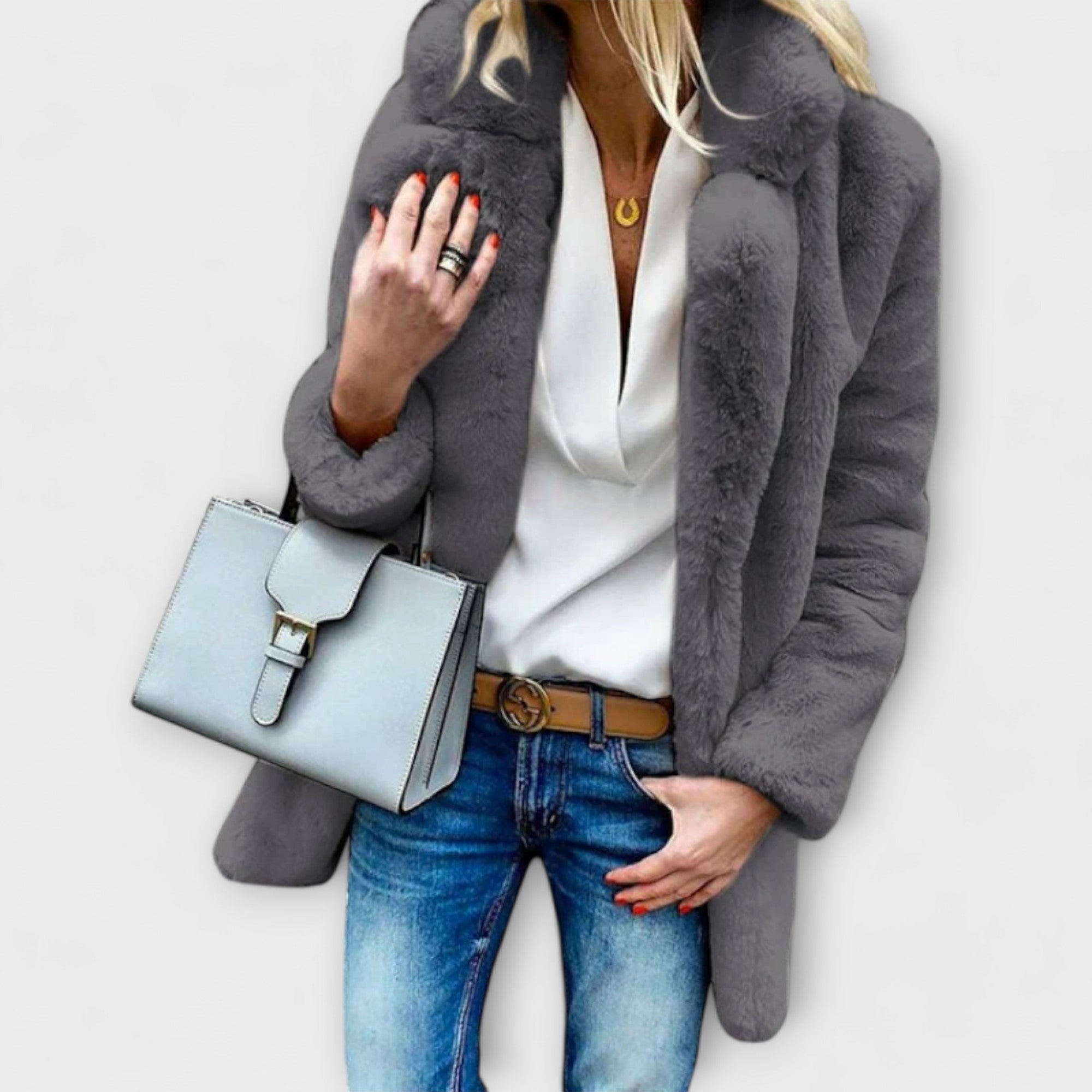 Luna Zimní Puffer Bunda Lux Kolekce Exkluzivní Styl