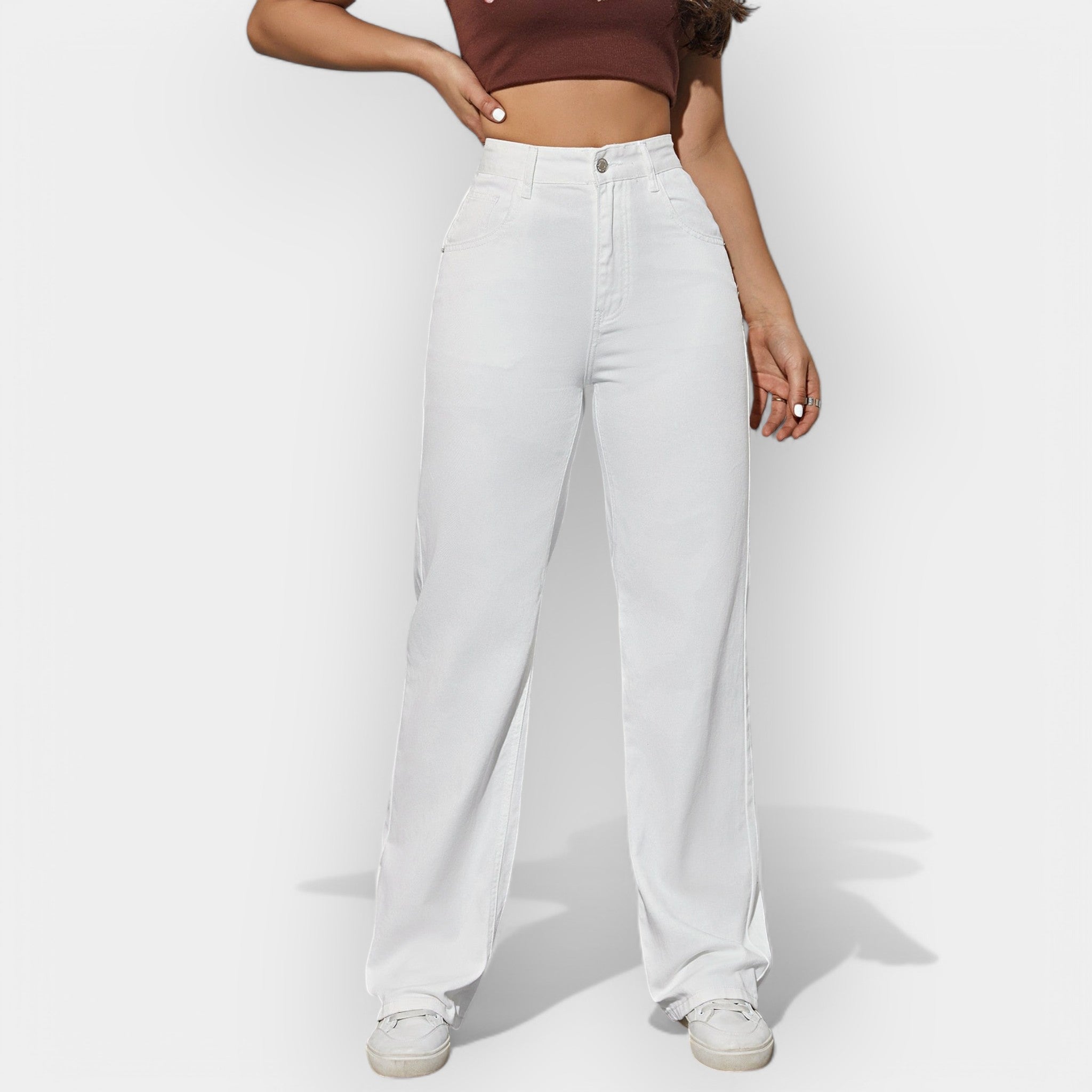 Džíny Premium Denim Rovná Linie Exkluzivní Kolekce