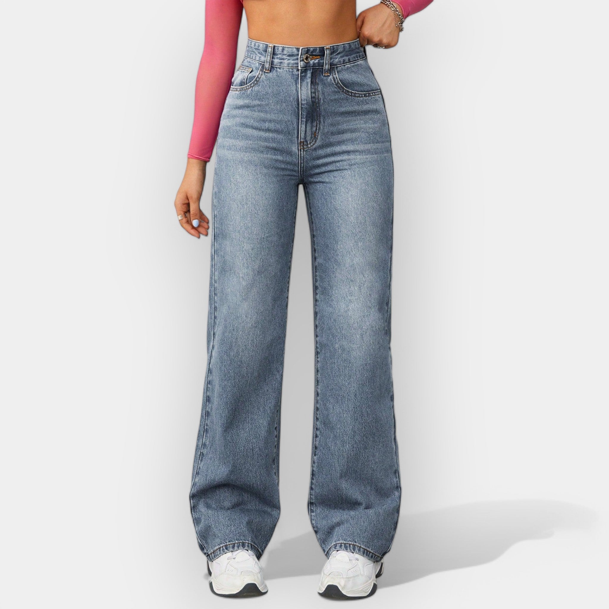 Džíny Premium Denim Rovná Linie Exkluzivní Kolekce