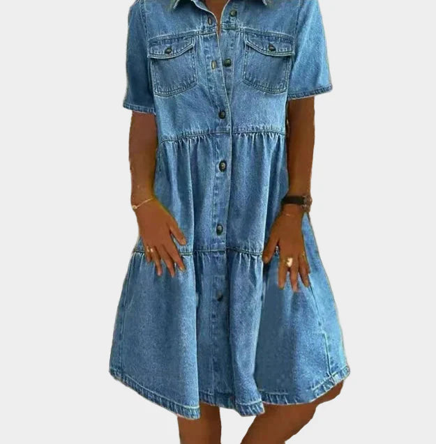 Bohémské Denim Šaty Exkluzivní Kolekce Pro Elegantní Dny