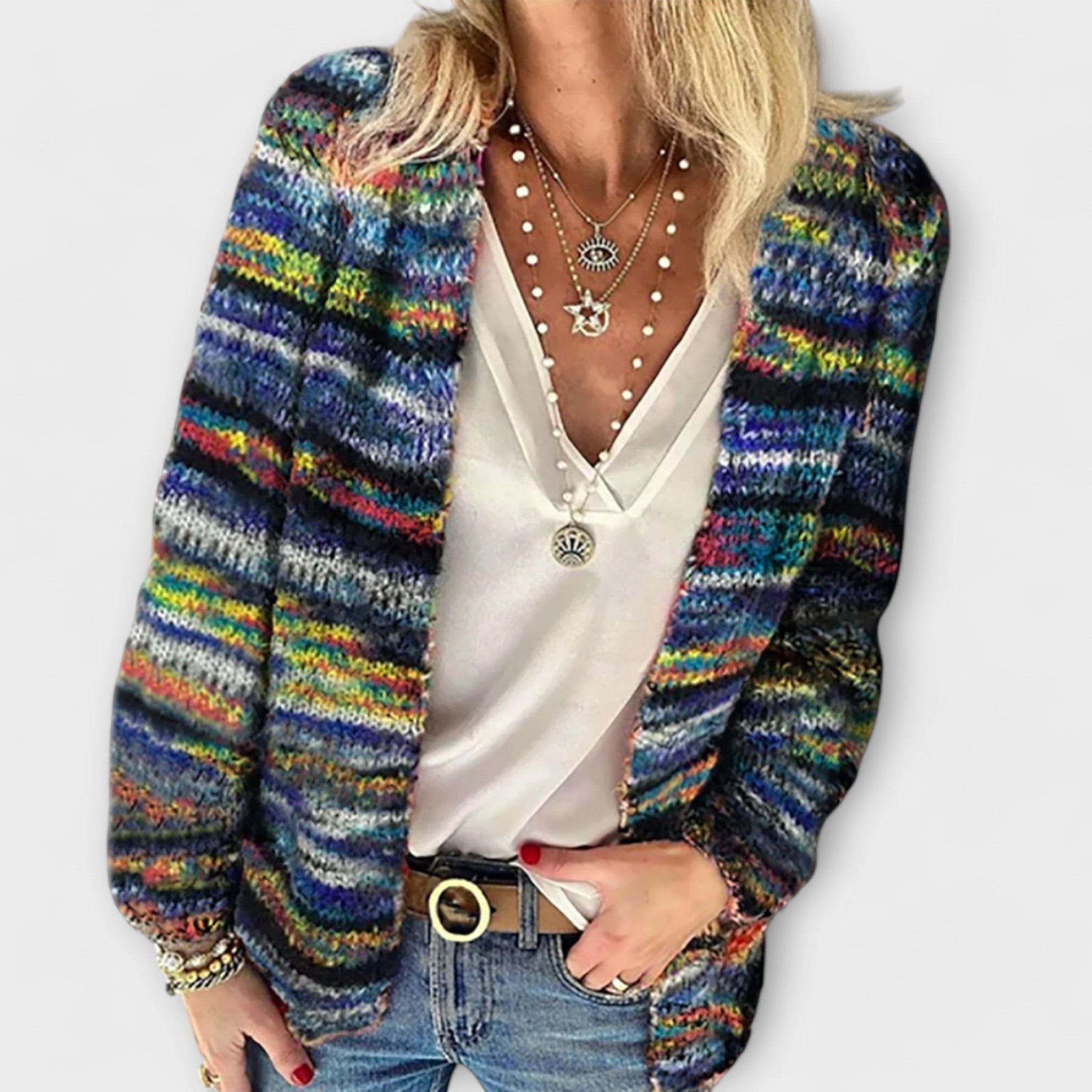 Birgitte Cardigan Z Luxusní Kolekce Elegantní Pletenina