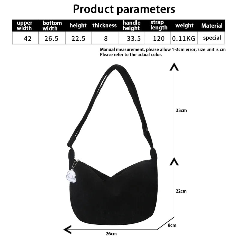 Cordura Přes Rameno Dámská Taška Exkluzivní Kolekce