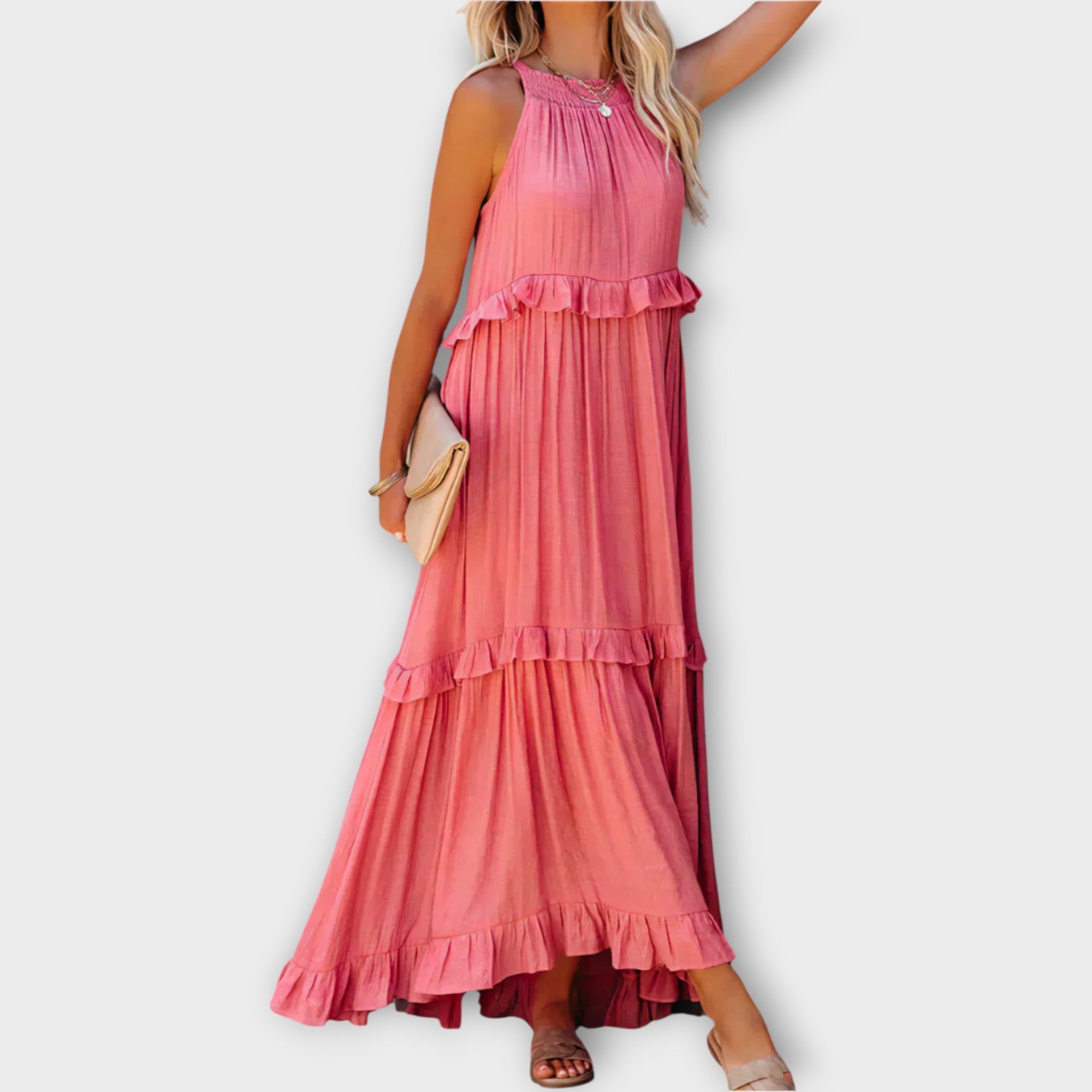 Exkluzivní Letní Šaty Tenkými Ramínky Z Boho Kolekce