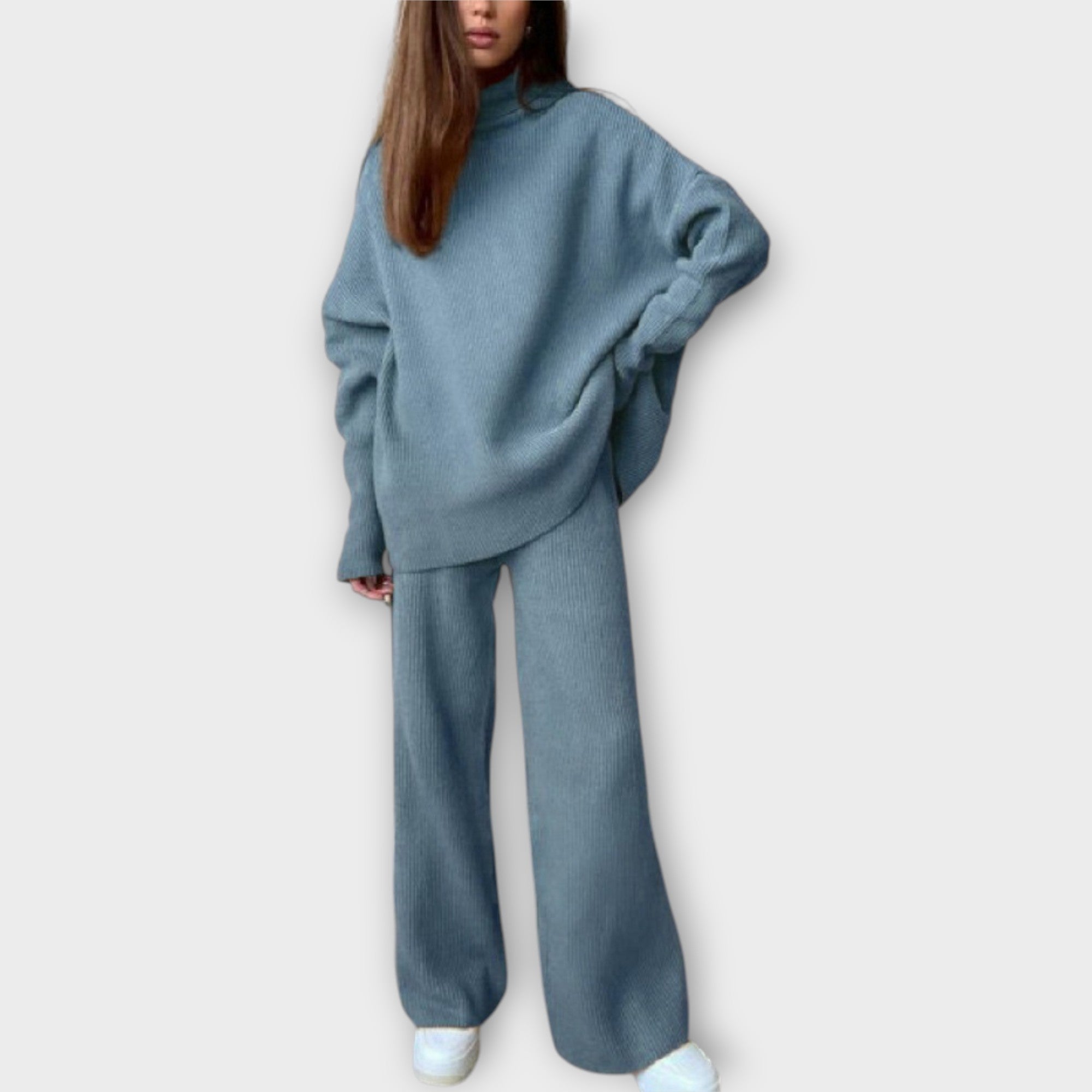 Pletený Set Merino Příze Minimalistická Kolekce Exkluzivní