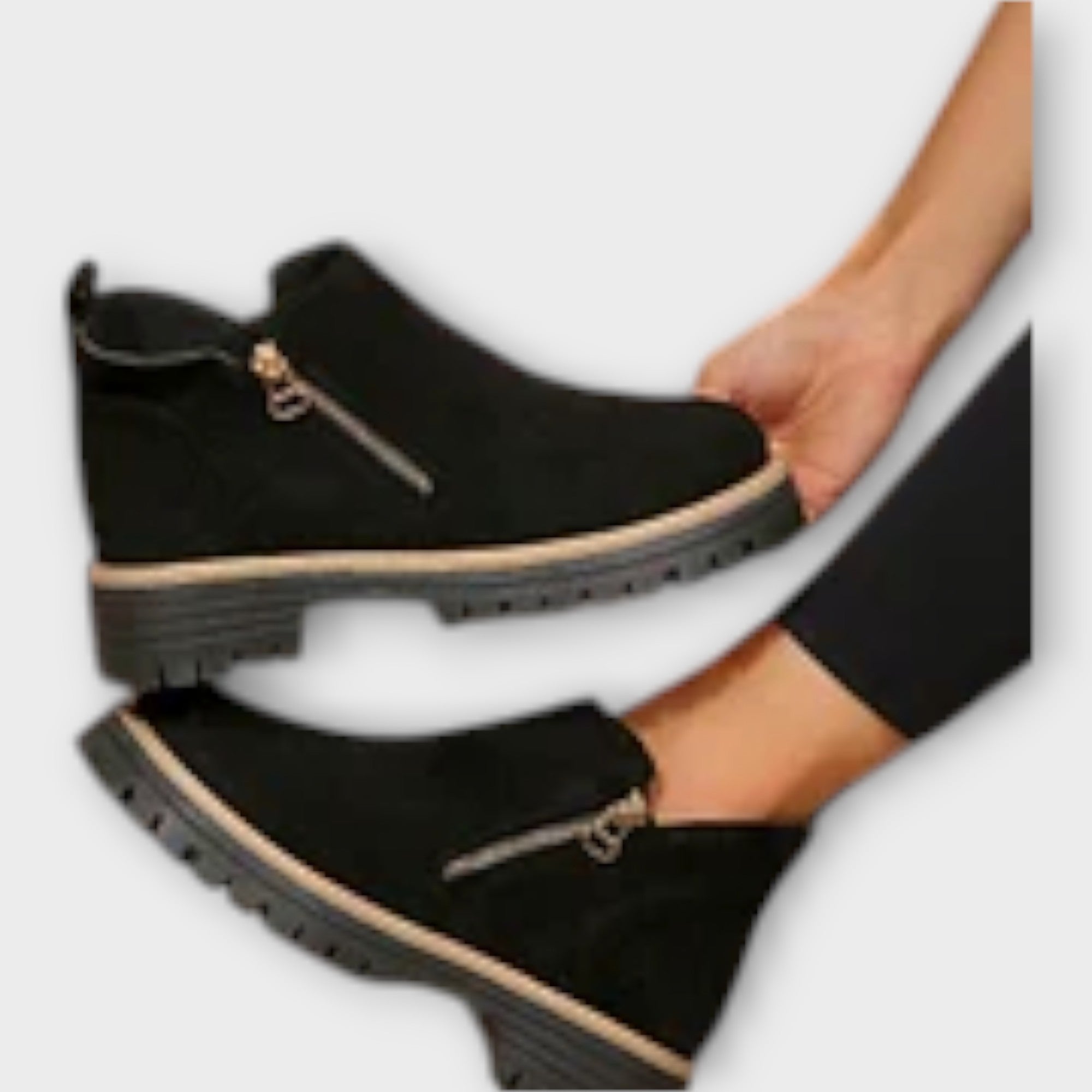 Kotníkové Boty Kožené Elegantní Kolekce Exkluzivita
