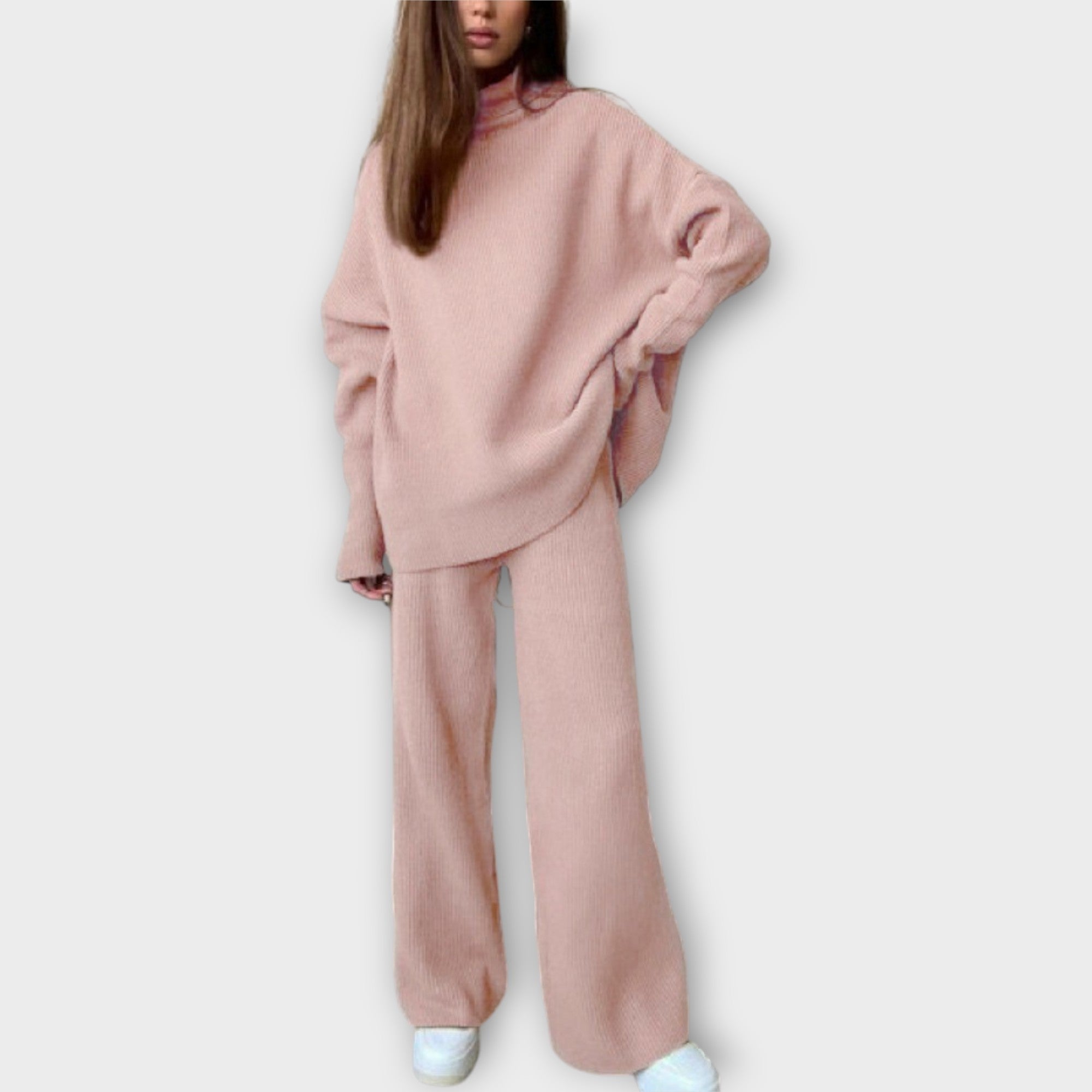 Pletený Set Merino Příze Minimalistická Kolekce Exkluzivní