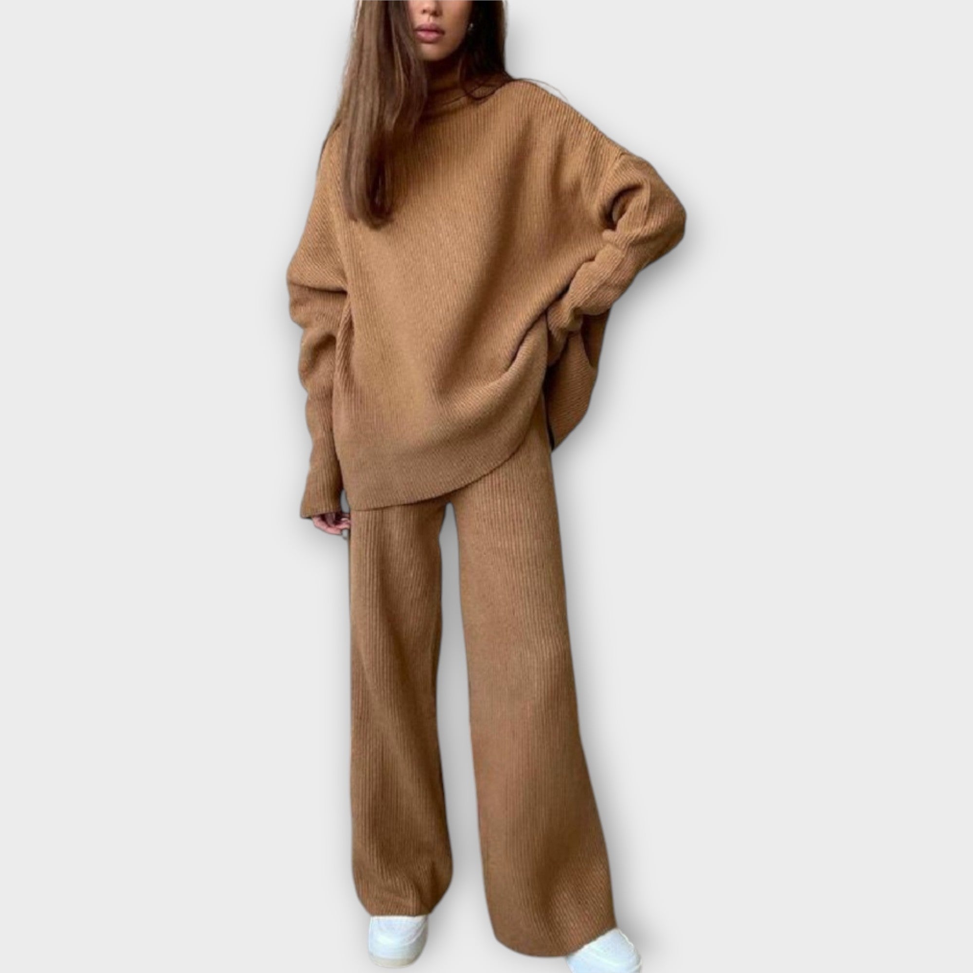 Pletený Set Merino Příze Minimalistická Kolekce Exkluzivní