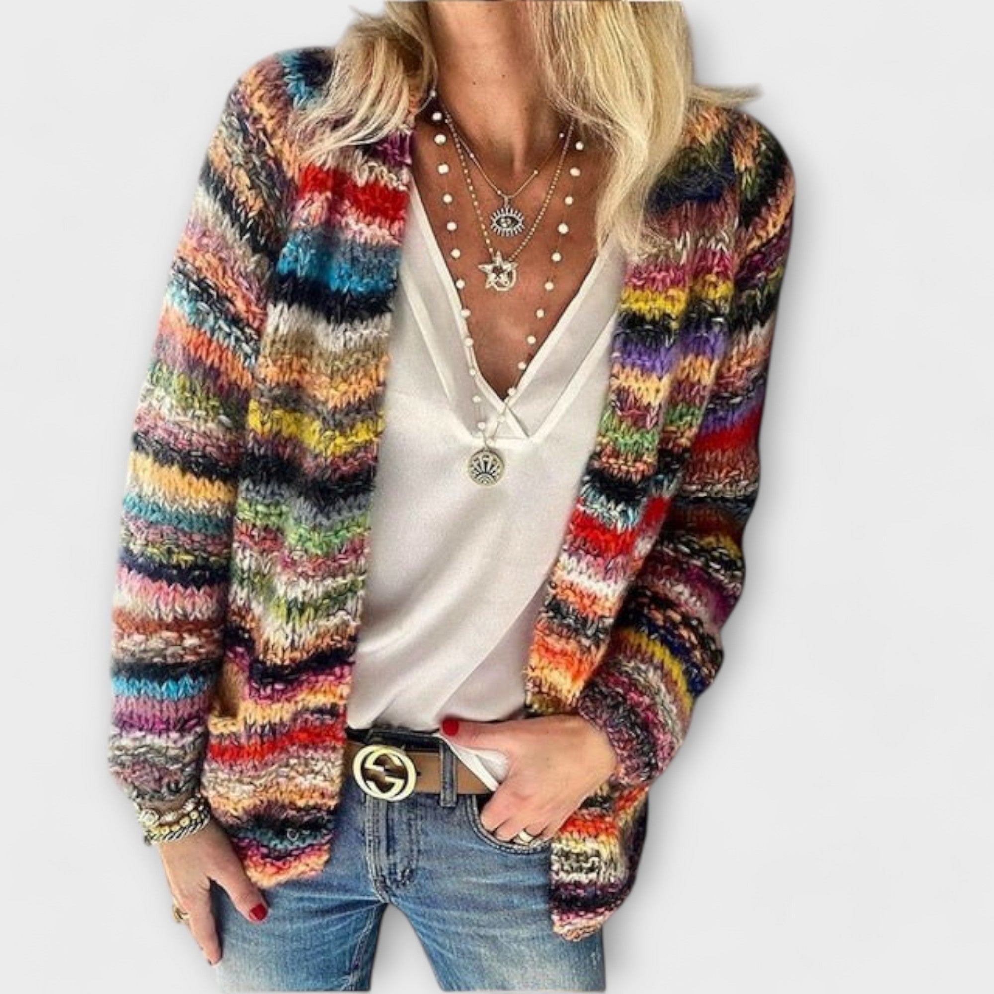 Birgitte Cardigan Z Luxusní Kolekce Elegantní Pletenina