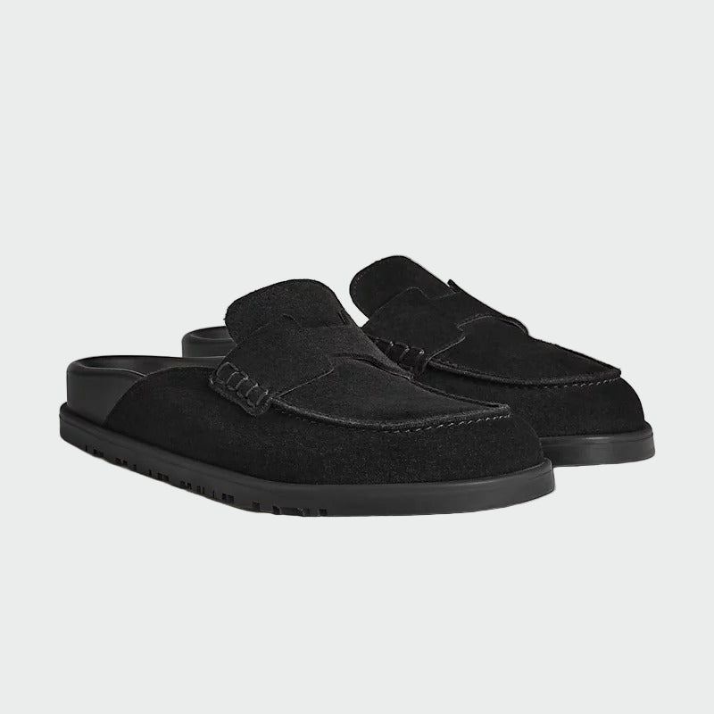 Solea Kožené Mules Minimalistická Kolekce Exkluzivní