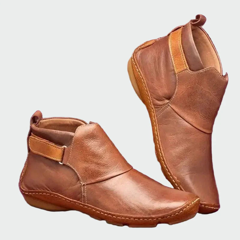 Kožené Dámské Kotníkové Boty Premium Kolekce Exkluzivní
