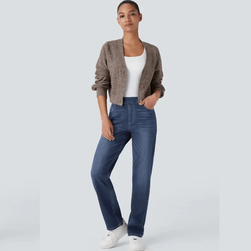 Premium Denim Džíny S Vysokým Pasem Limitovaná Edice