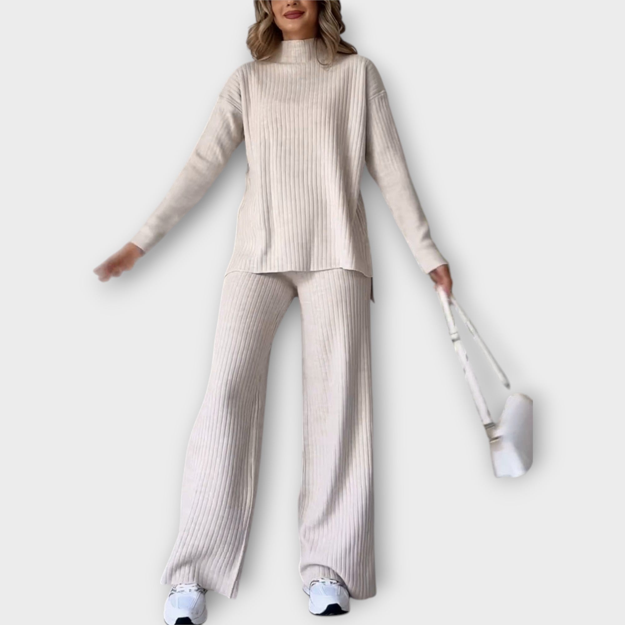 Pletený Set Elegantní Komfortní Luxusní Kolekce Exkluzivní