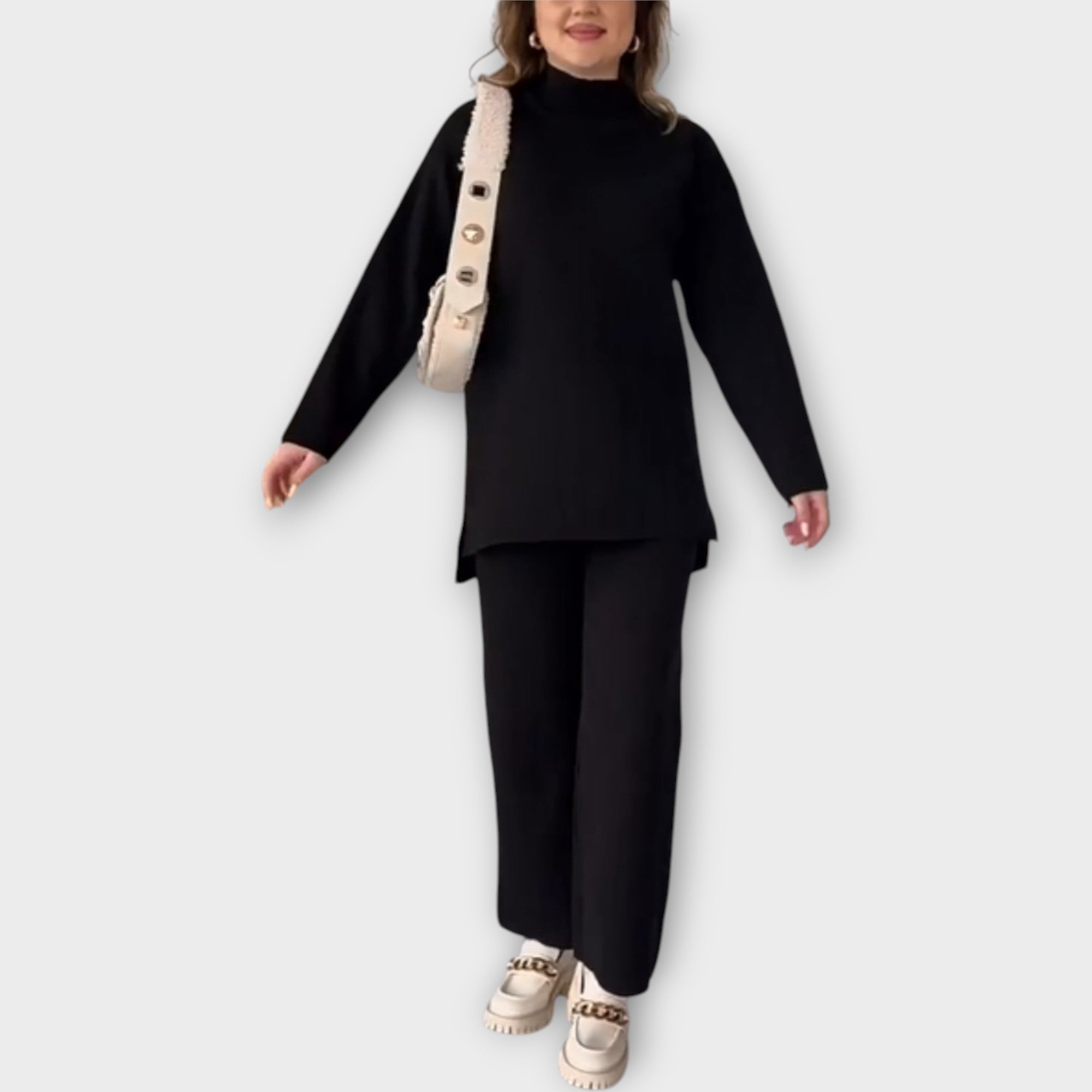 Pletený Set Exkluzivní Luxusní Kolekce Pro Elegantní Vzhled