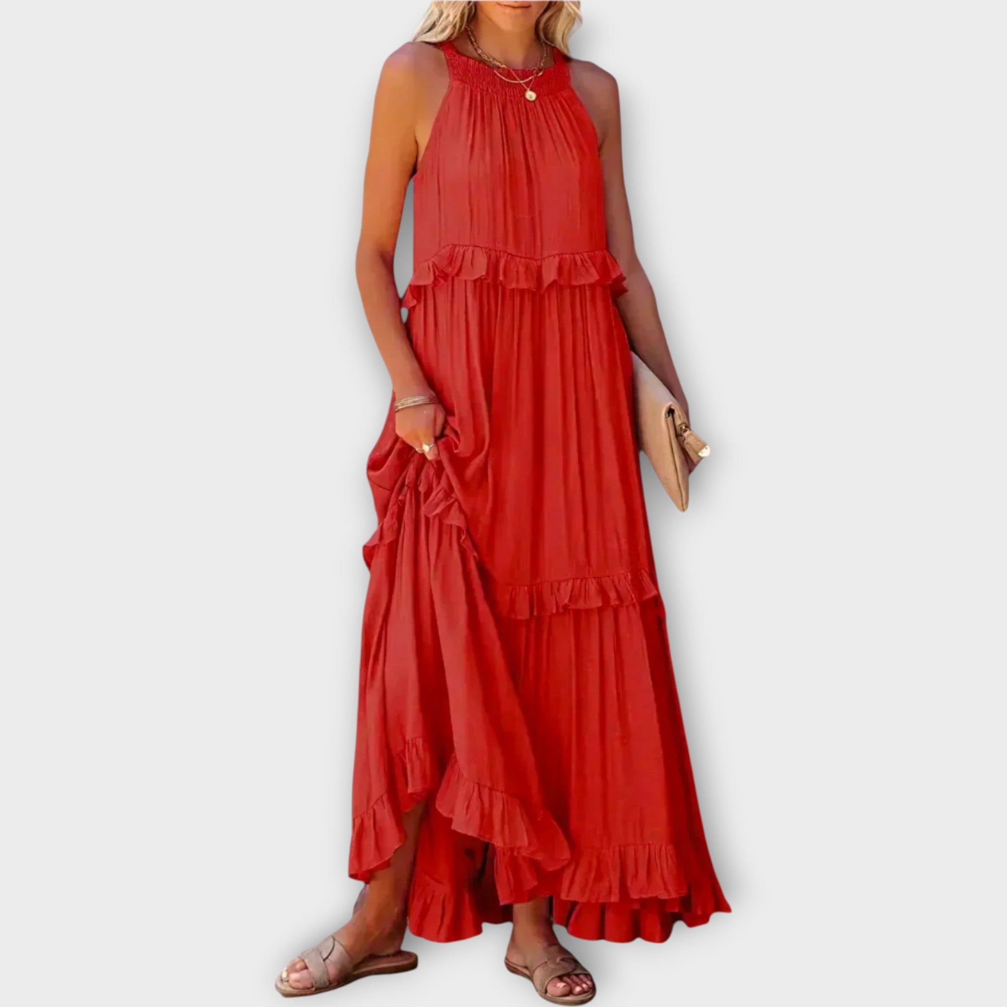 Exkluzivní Letní Šaty Tenkými Ramínky Z Boho Kolekce