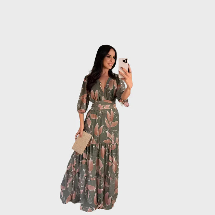 Florální Šaty Elegantní Luxusní Saténová Kolekce Pro Vás
