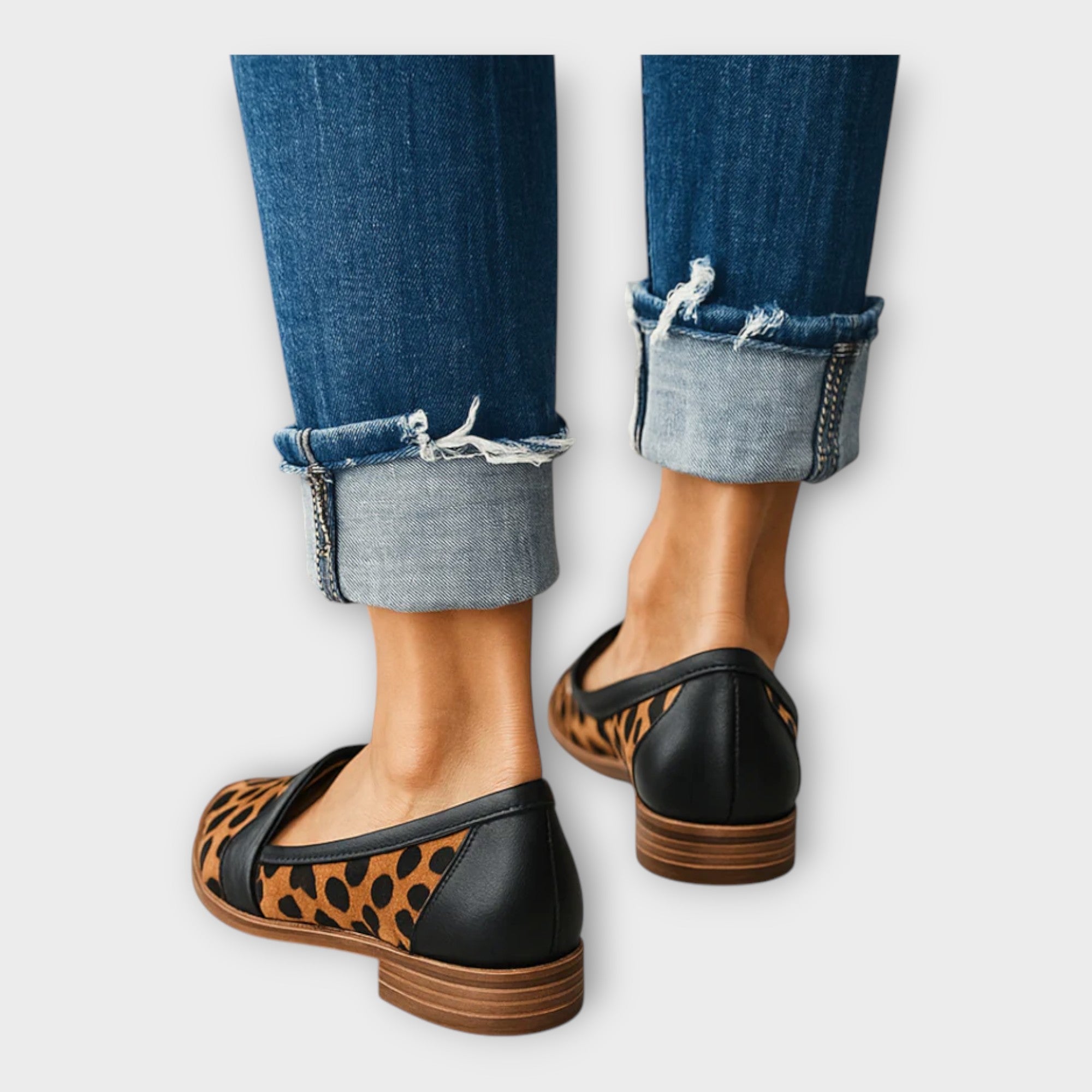 Elegantní Kožené Loafers Moderní Design Exkluzivní