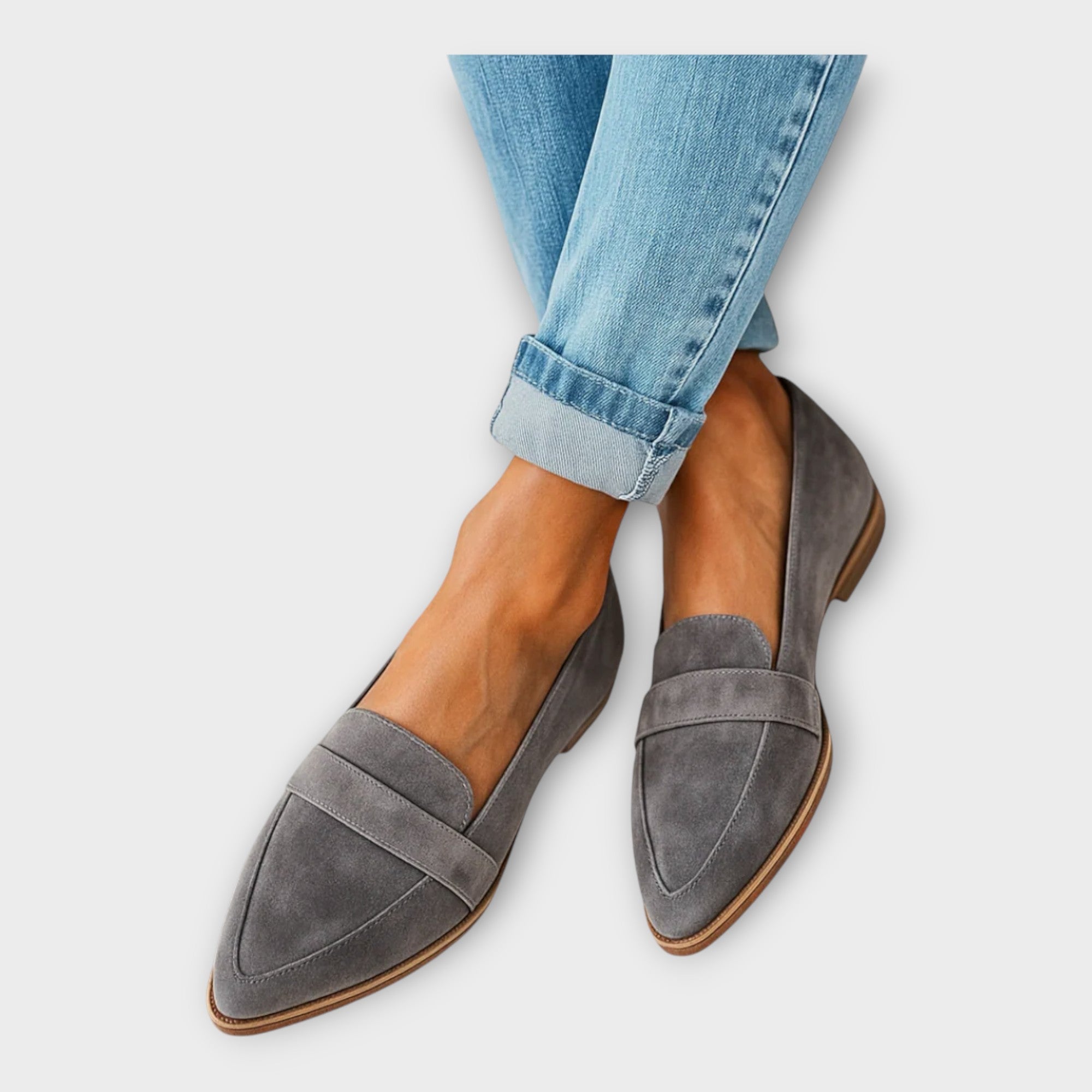 Elegantní Kožené Loafers Moderní Design Exkluzivní