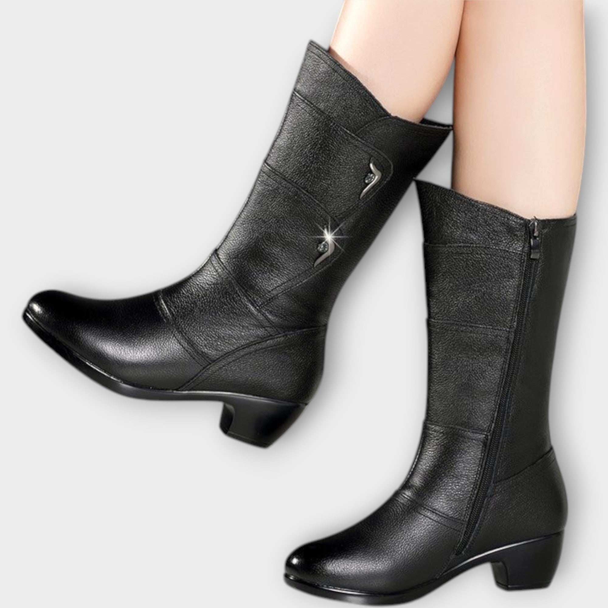 Kožené Kozačky Elegantní Designové Exkluzivní Kolekce