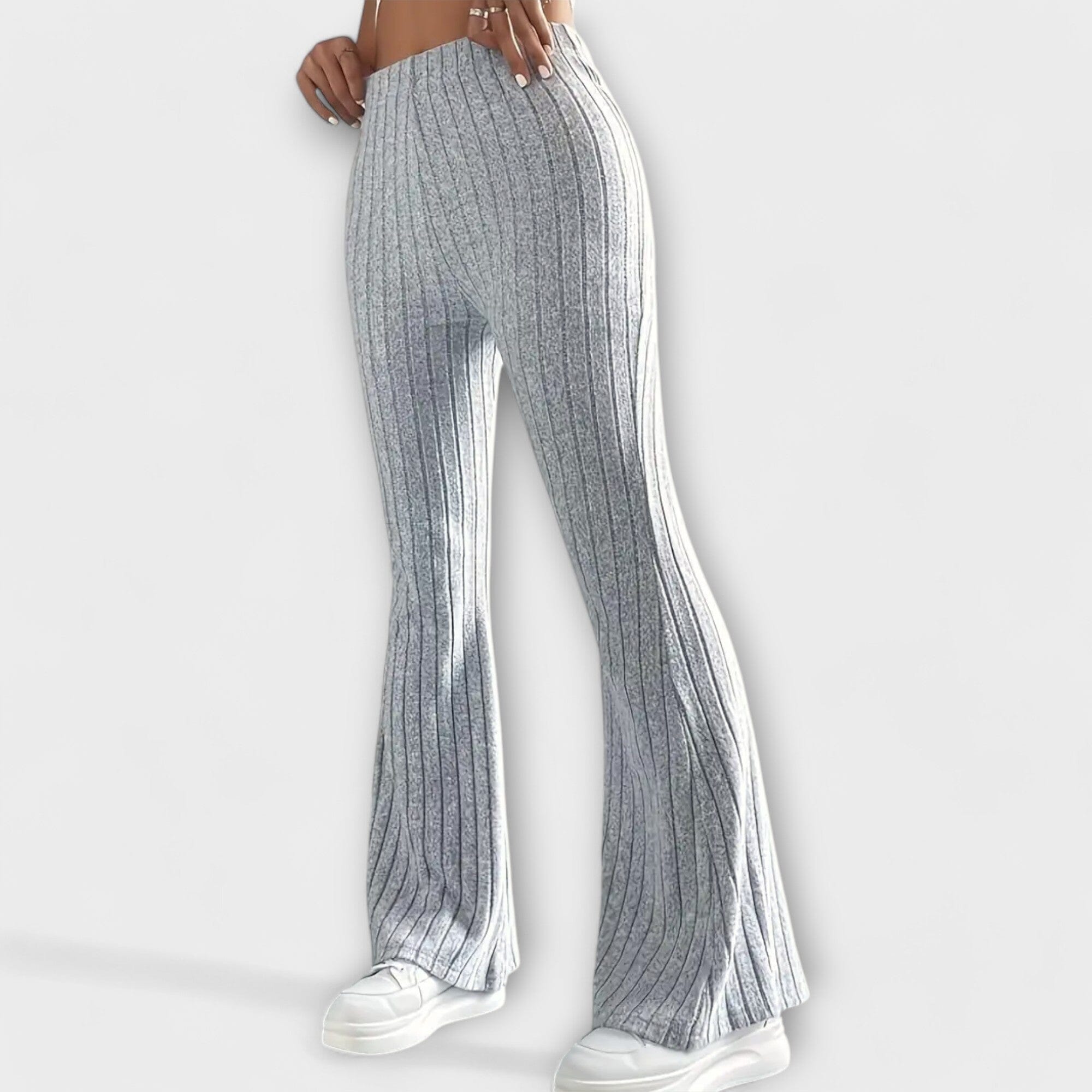 Jennifer Luxusní Zvonové Kalhoty Jarní Kolekce Elegantní