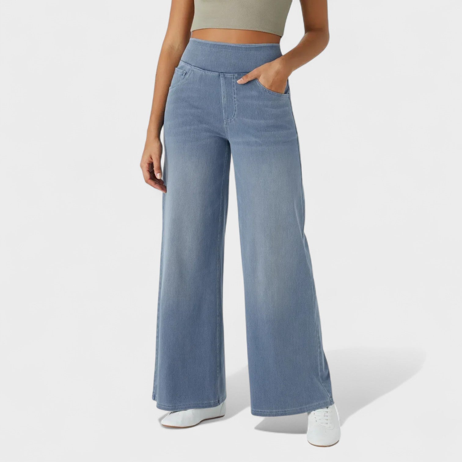 Clara Dámské Džíny S Širokým Střihem Luxusní Denim Kolekce