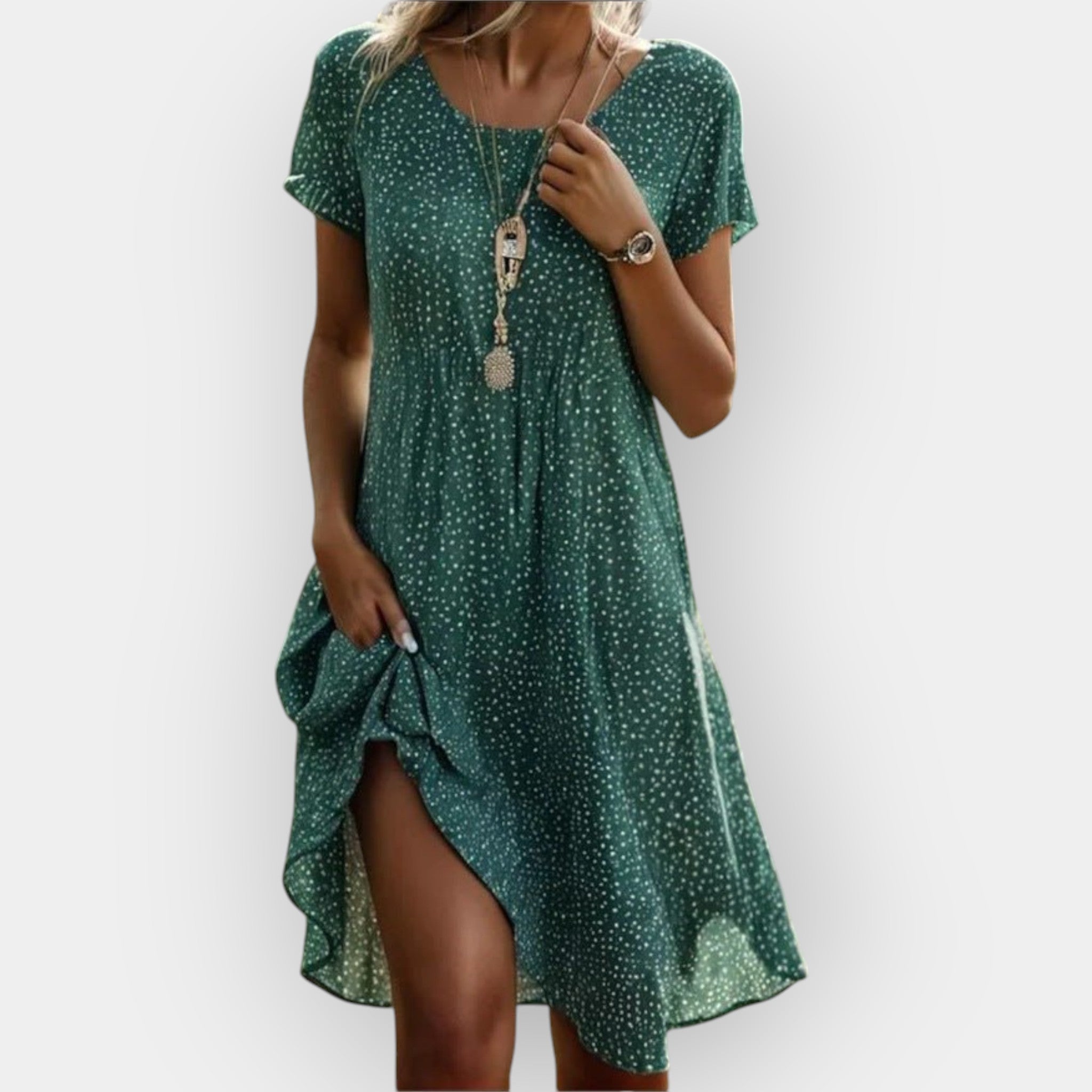 Boho Letní Šaty z Kolekce Luxusního Prodyšného Materiálu